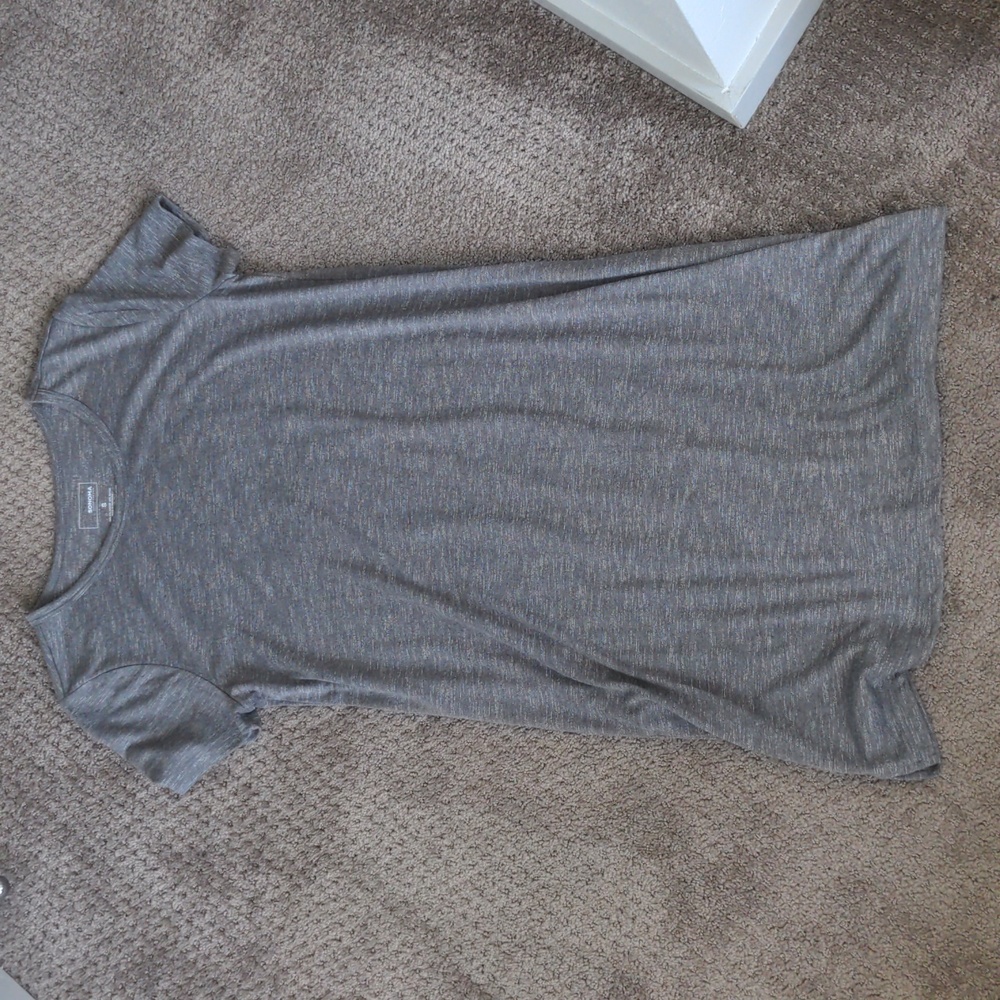 NWOT Sonoma Heather Gray Tshirt Dress Size S